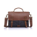 Factories Sale Genuine Leather Handbags Canvas Computer Bags File Messenger Bags